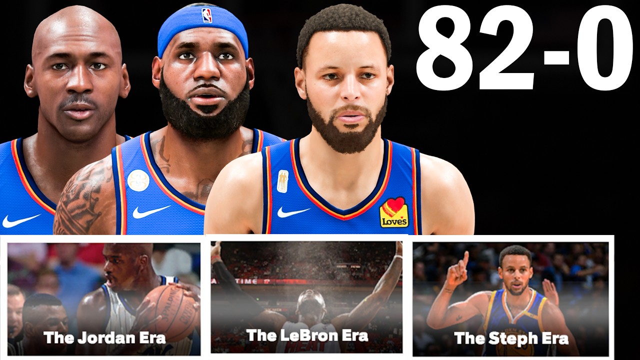 I Did a No Salary Cap 82-0 Challenge in Every Era