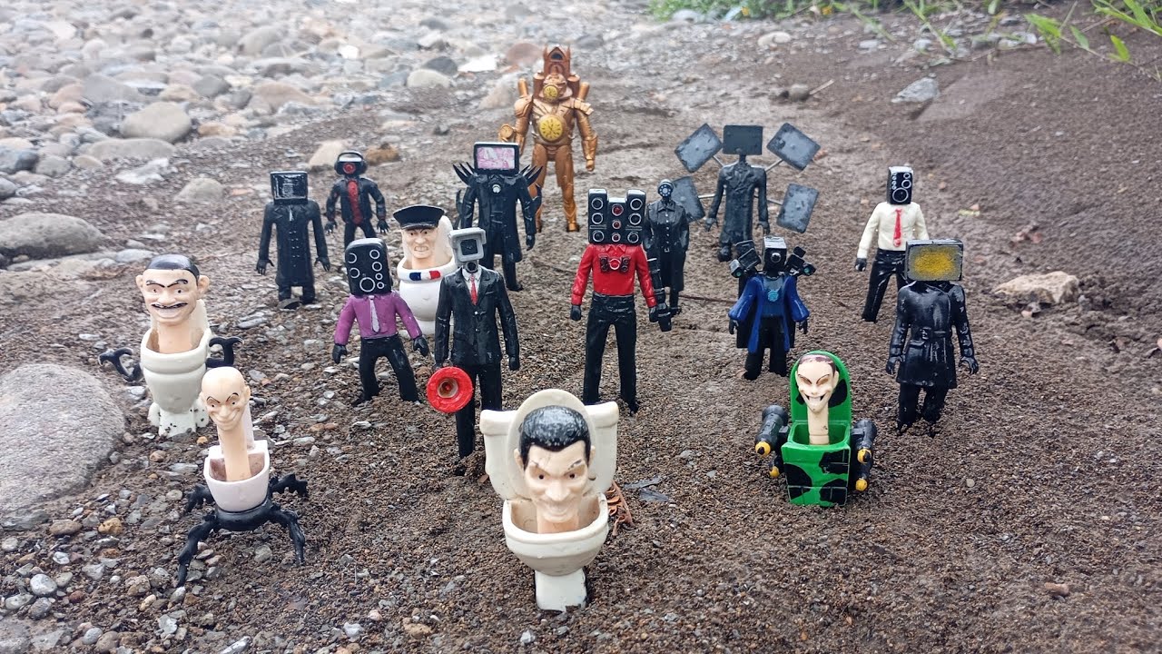 Hunting SKIBIDI TOILET !! Cameraman, Speakerman, Tv woman, Gman, Titans, Clockman