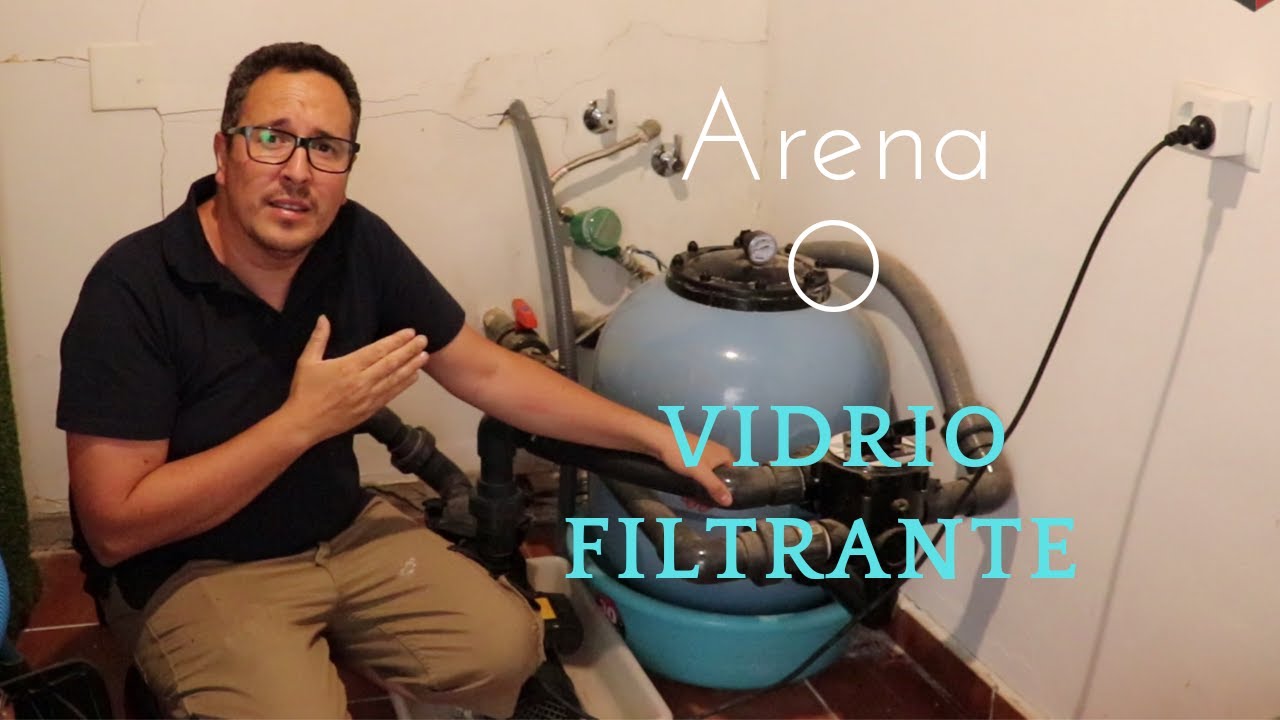 Cambiar arena de depuradora por vidrio filtrante