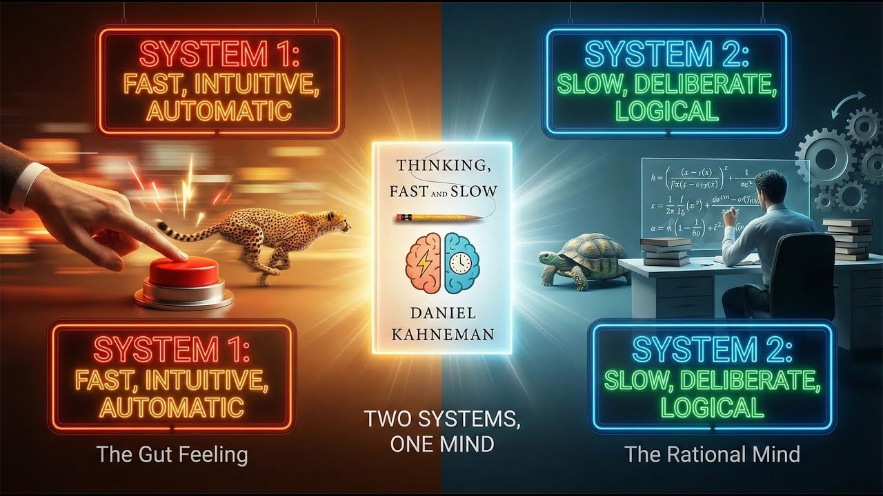 Why Smart People Make Stupid Mistakes (System 1 vs. System 2) 📉🤔