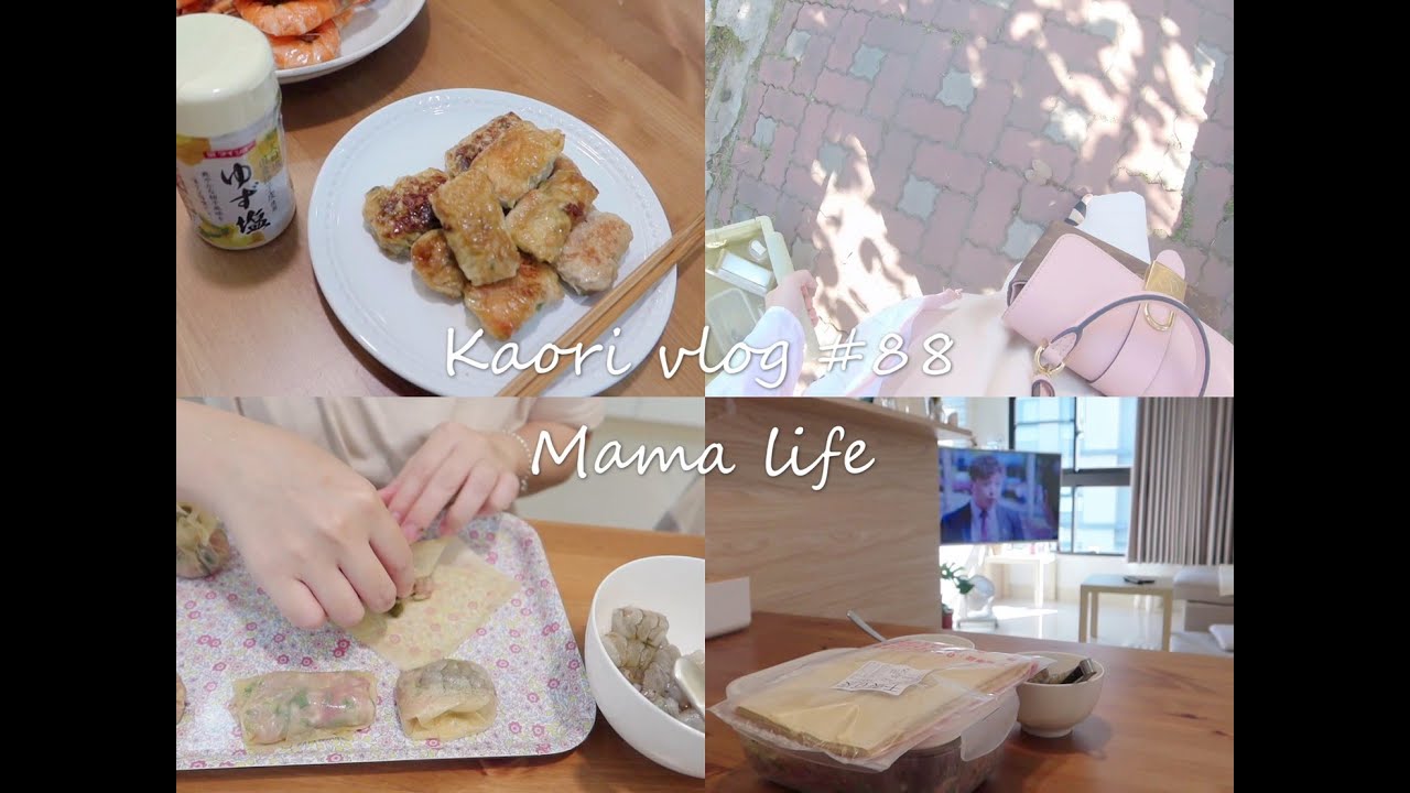 kaori vlog #88 減醣料理/千張蔥肉捲/不塑上市場/一些瑣碎家事