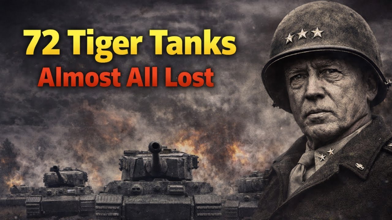 72 TIGER TANKS SENT to Stop Patton Only Fewer Than 10 Survived
