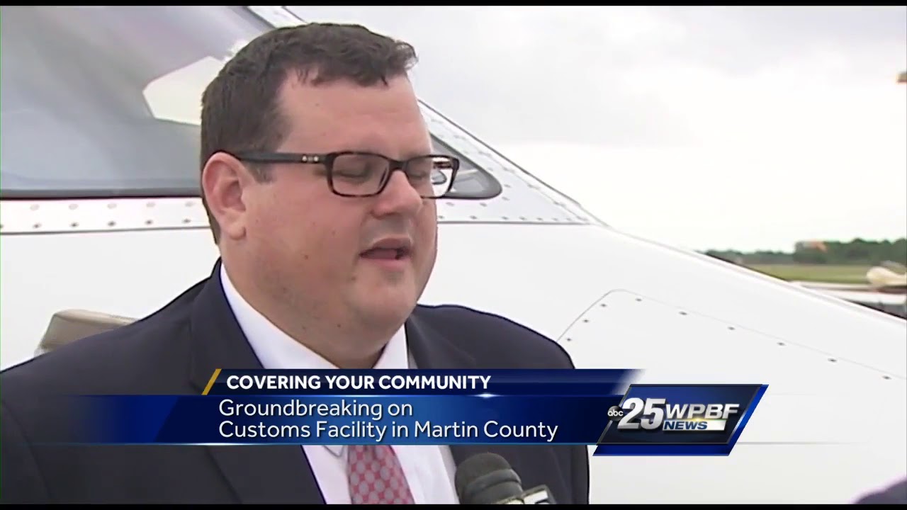 Groundbreaking on customs facility in Martin County