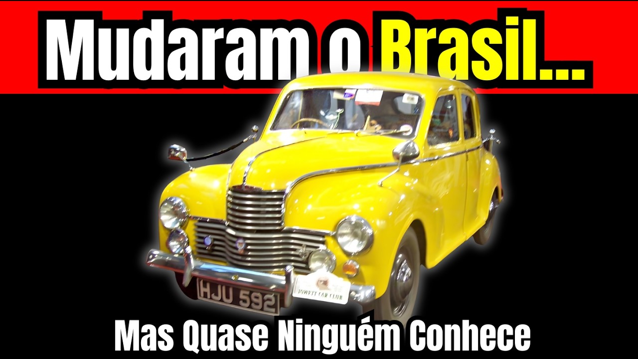 6 Carros Que Quase Ninguém Conhece, Mas Que Mudaram o Brasil no Pós-Guerra
