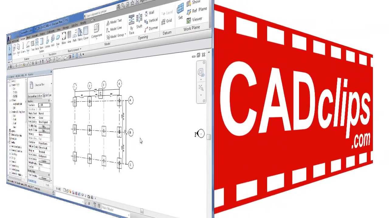 REVIT - Structure Isolated Footing Pad with Multiple Columns - CADclips