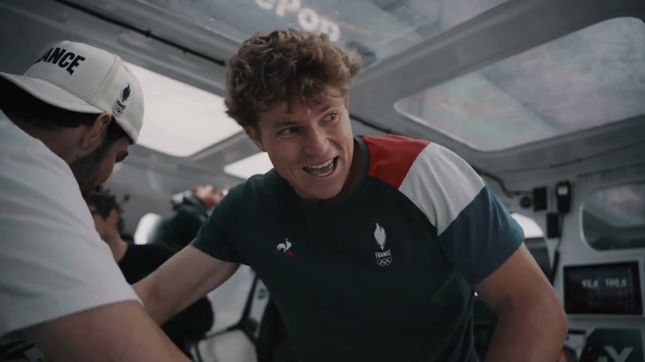 Le Team Banque Populaire accueille l’équipe de France de voile olympique à Lorient