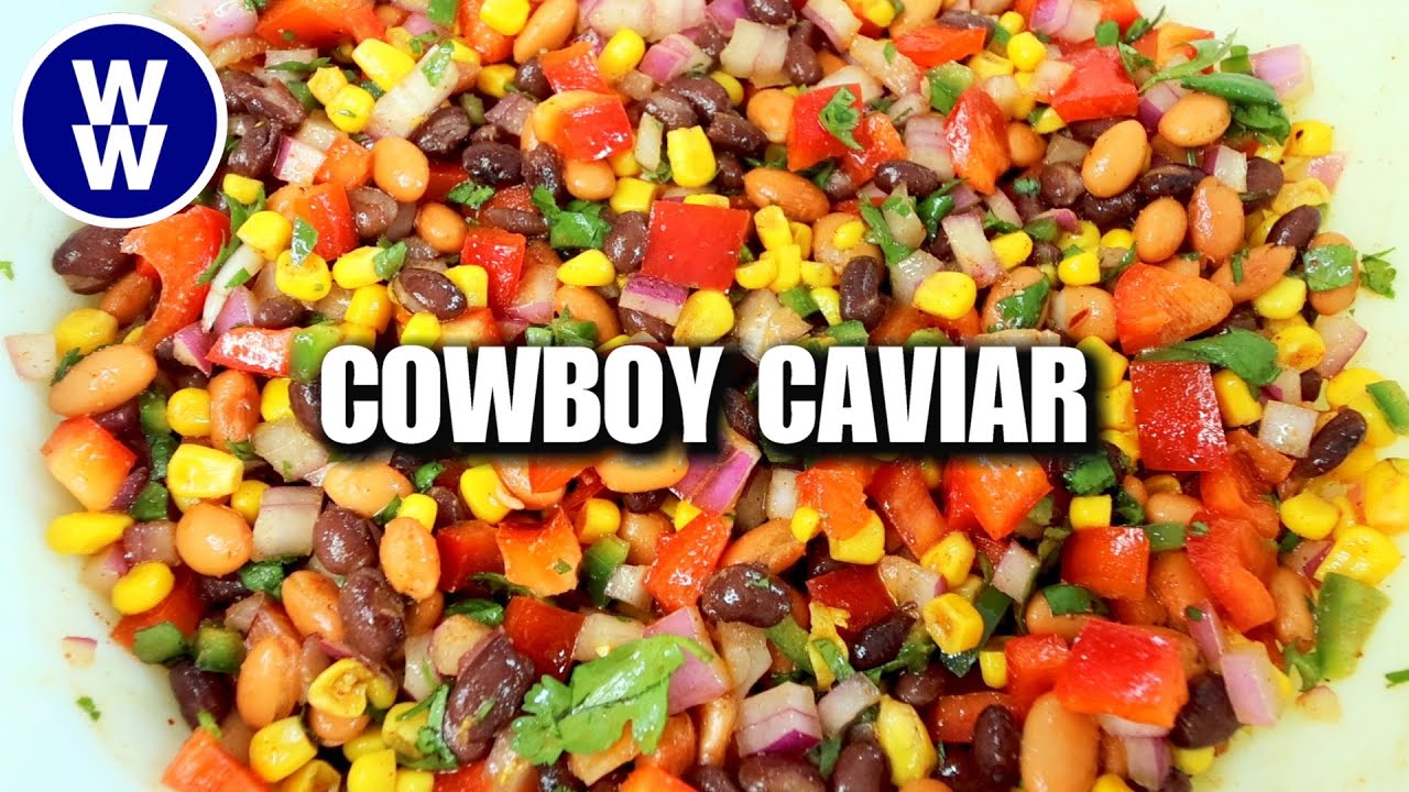 EASY Cowboy Caviar Recipe🫑🌽🧅 Lightened up WW Friendly Recipe/Weight Watchers/With Calories & Macros!