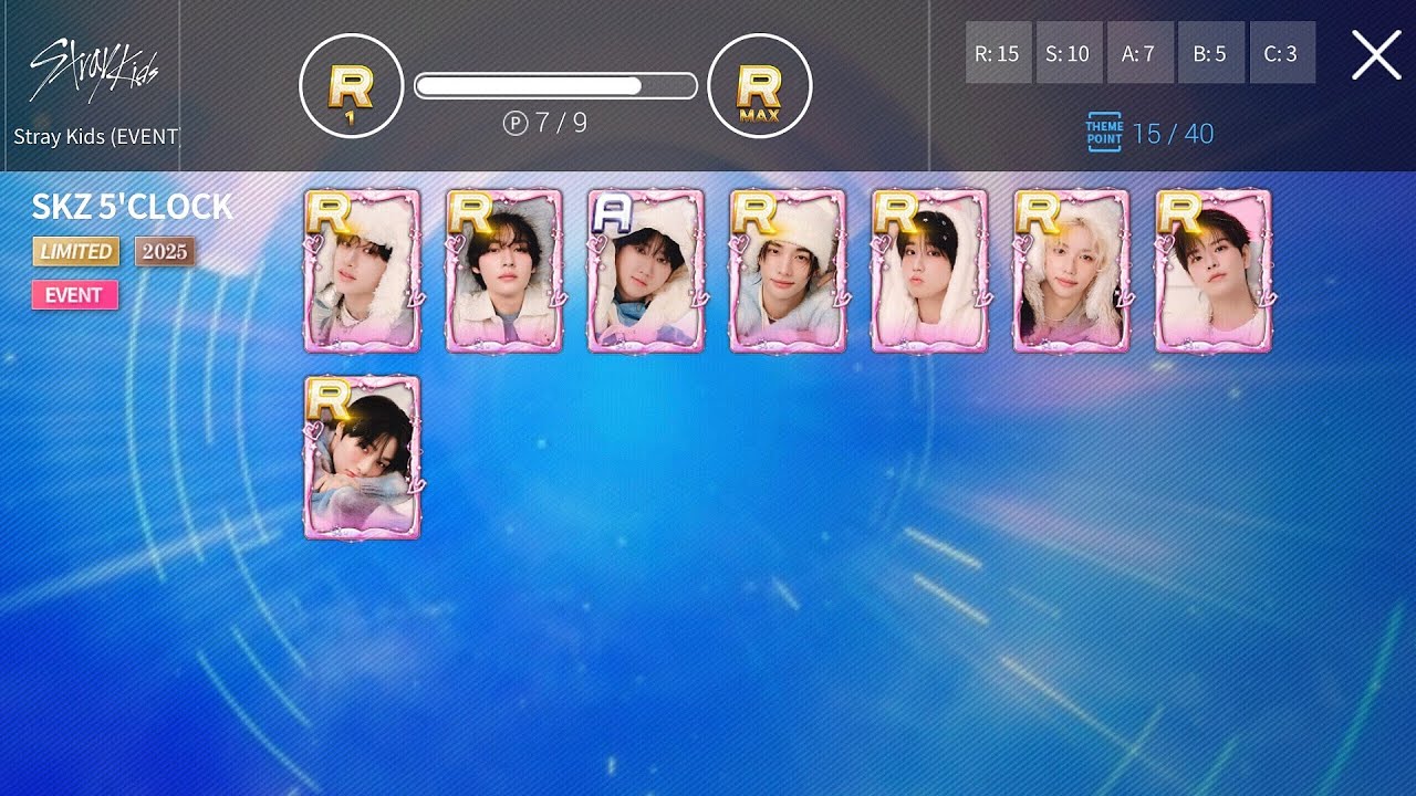Completing Stray Kids 'SKZ 5'CLOCK' Event Limited Theme and Claiming The Wallpaper 🌹💌