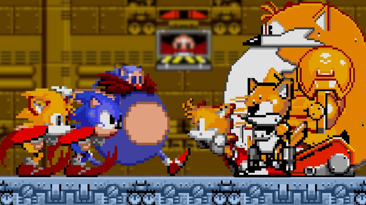 NEW Team Sonic 2 VS Evil Tails Team