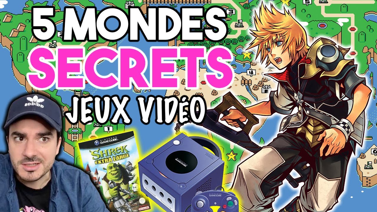 5 MONDES SECRETS cachés dans les JEUX VIDÉO!