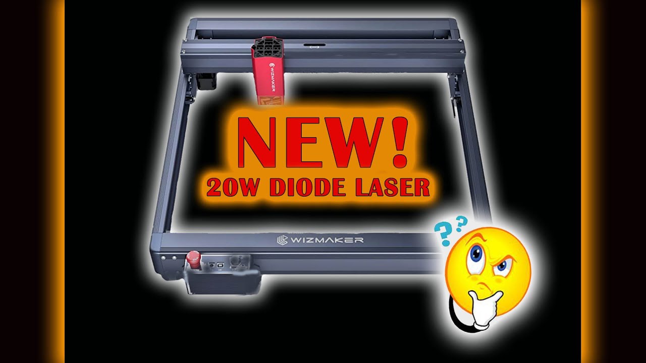 NEW!! WIZMAKER L1 20w Laser Engraver (review) #Wizmaker #WizmakerL1_20W