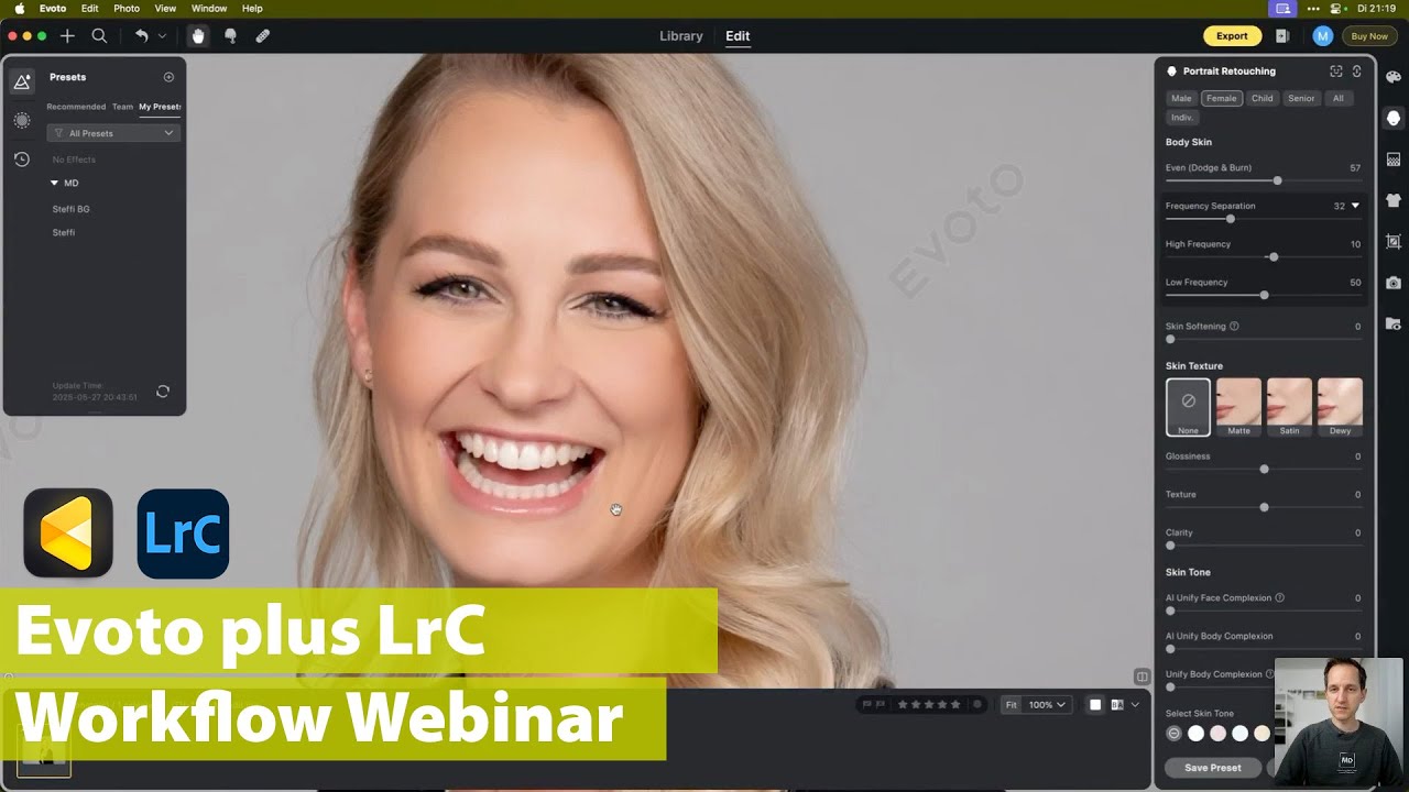 Master Professional Retouching with Lightroom Classic & Evoto AI – Full Workflow Demo