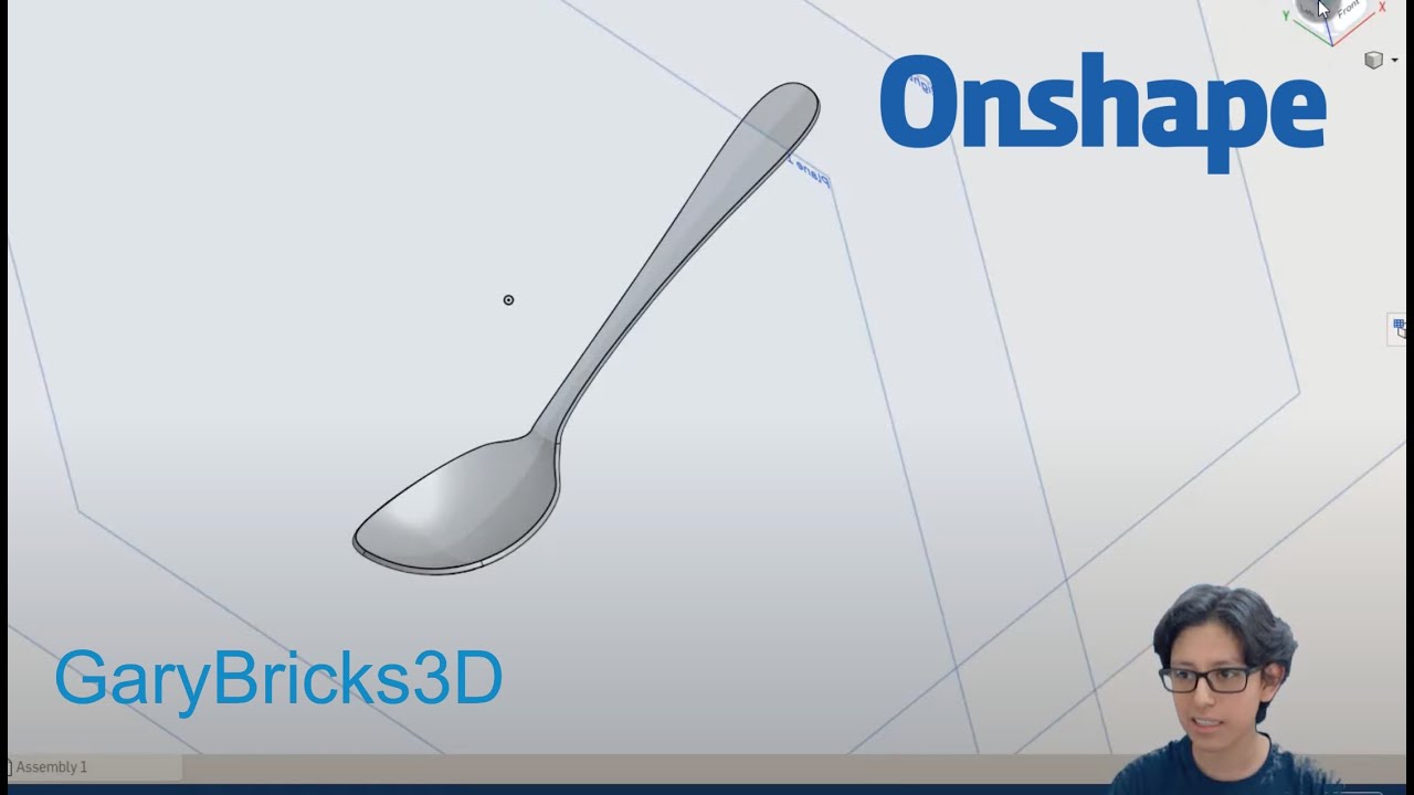 Onshape - Cómo realizar una cuchara - Tutorial