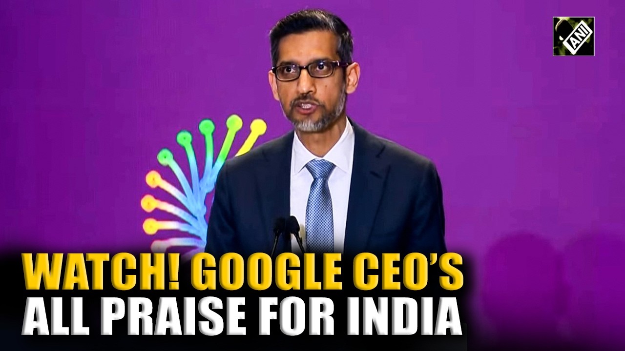 &lsquo;I&rsquo;m struck by the pace of change&rsquo; Google CEO Sundar Pichai praises India at AI impact summit 2026