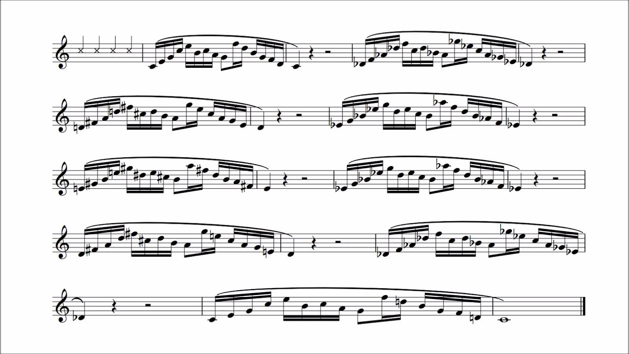Trumpet WARM-UP Play-Along - Scales