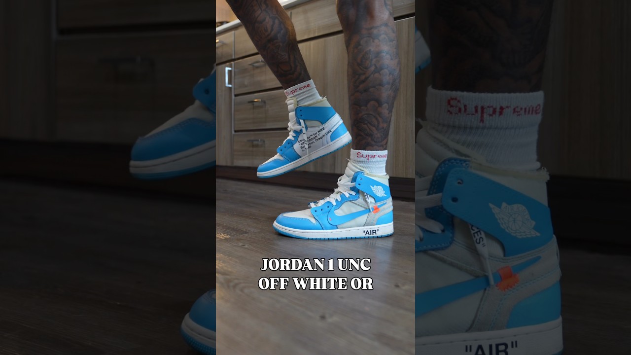 Jordan 1 UNC OFF WHITE VS REIMAGINED