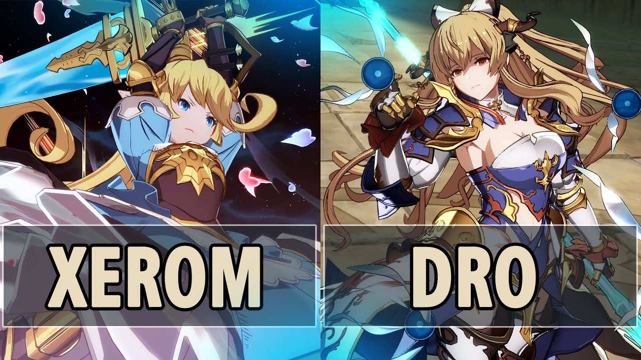 GBVS: Xerom (Charlotta) Vs Dro (Vira) | High Level Gameplay.