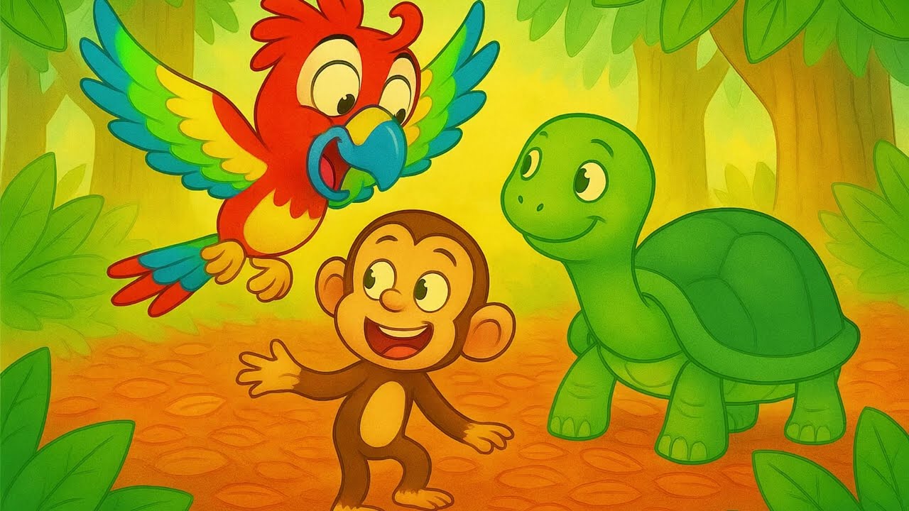 O Macaco que Perdeu o Rabo (e Achou um Amigo!) 🐵✨ | 