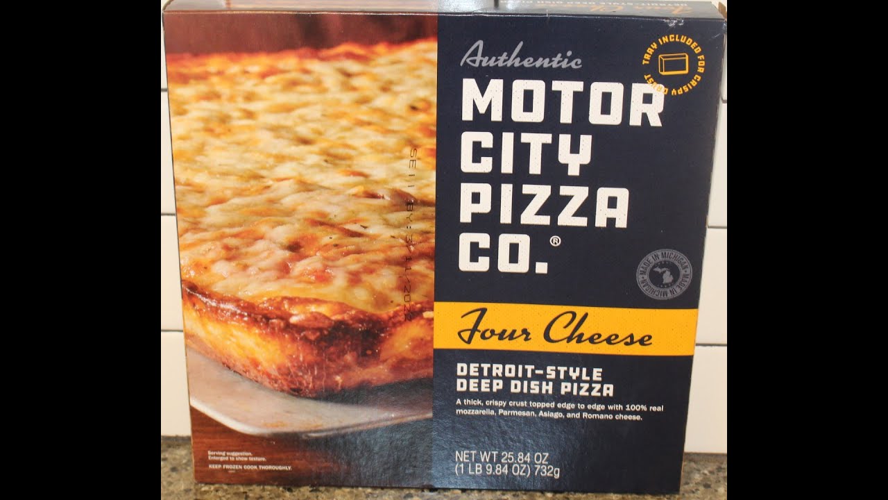 Authentic Motor City Pizza Co. Four Cheese Detroit-Style Deep Dish Pizza Review