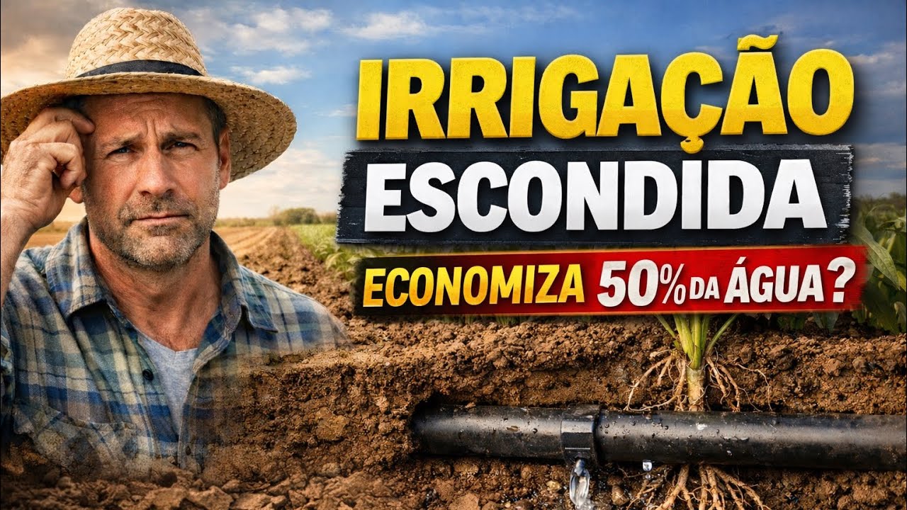 Irrigação subterrânea: como economizar água na lavoura (vale a pena?)