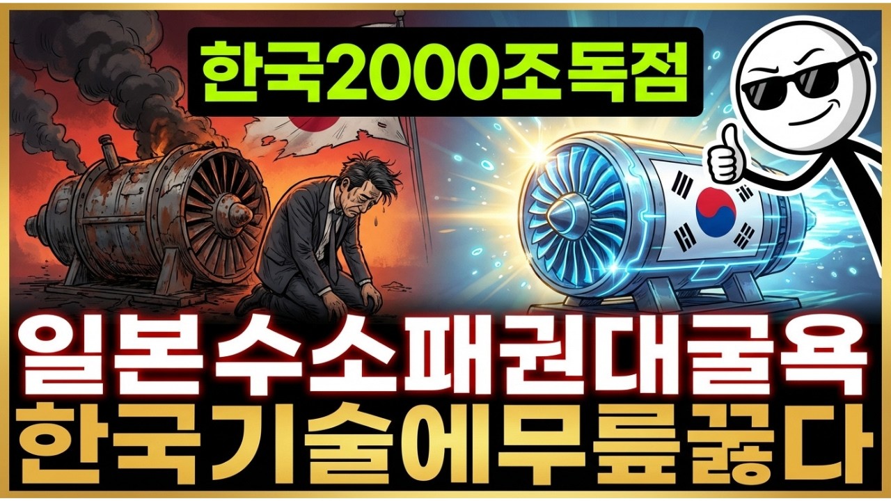 세계 최초 수소 터빈 성공! 일본 기술자들이 경악한 한국의 기술력