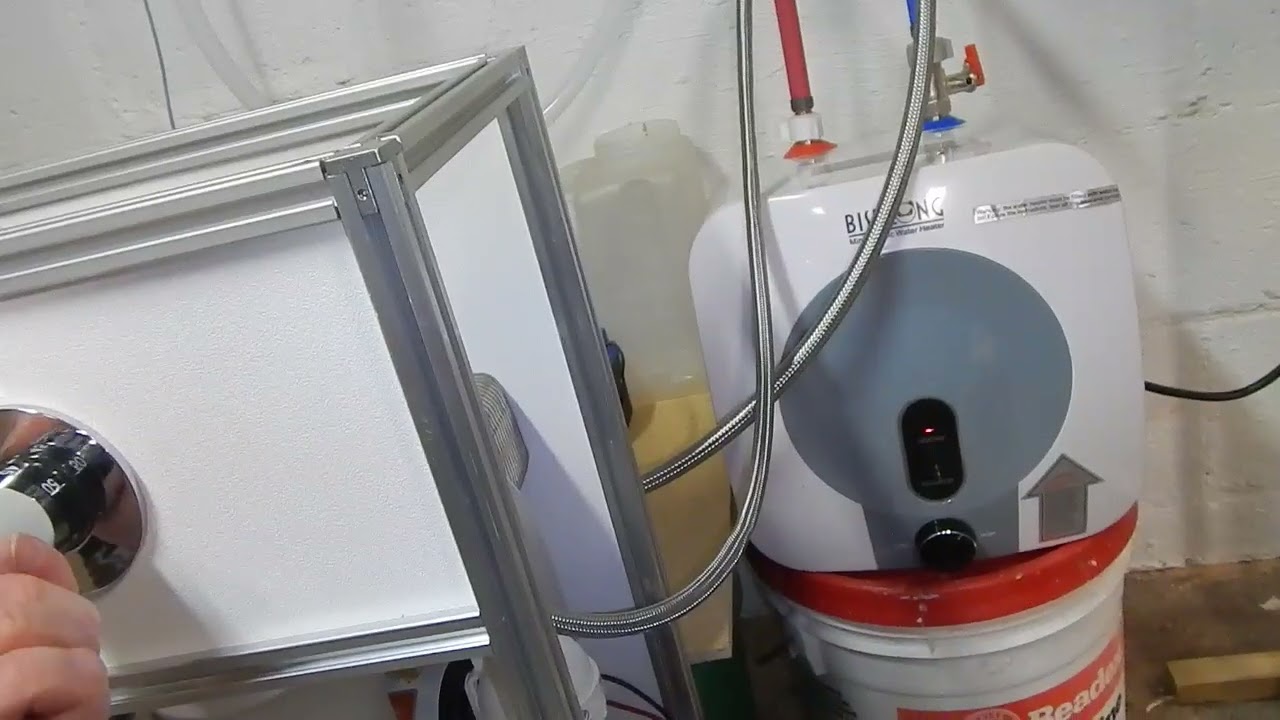 Fold down Recirculating shower (part 3)