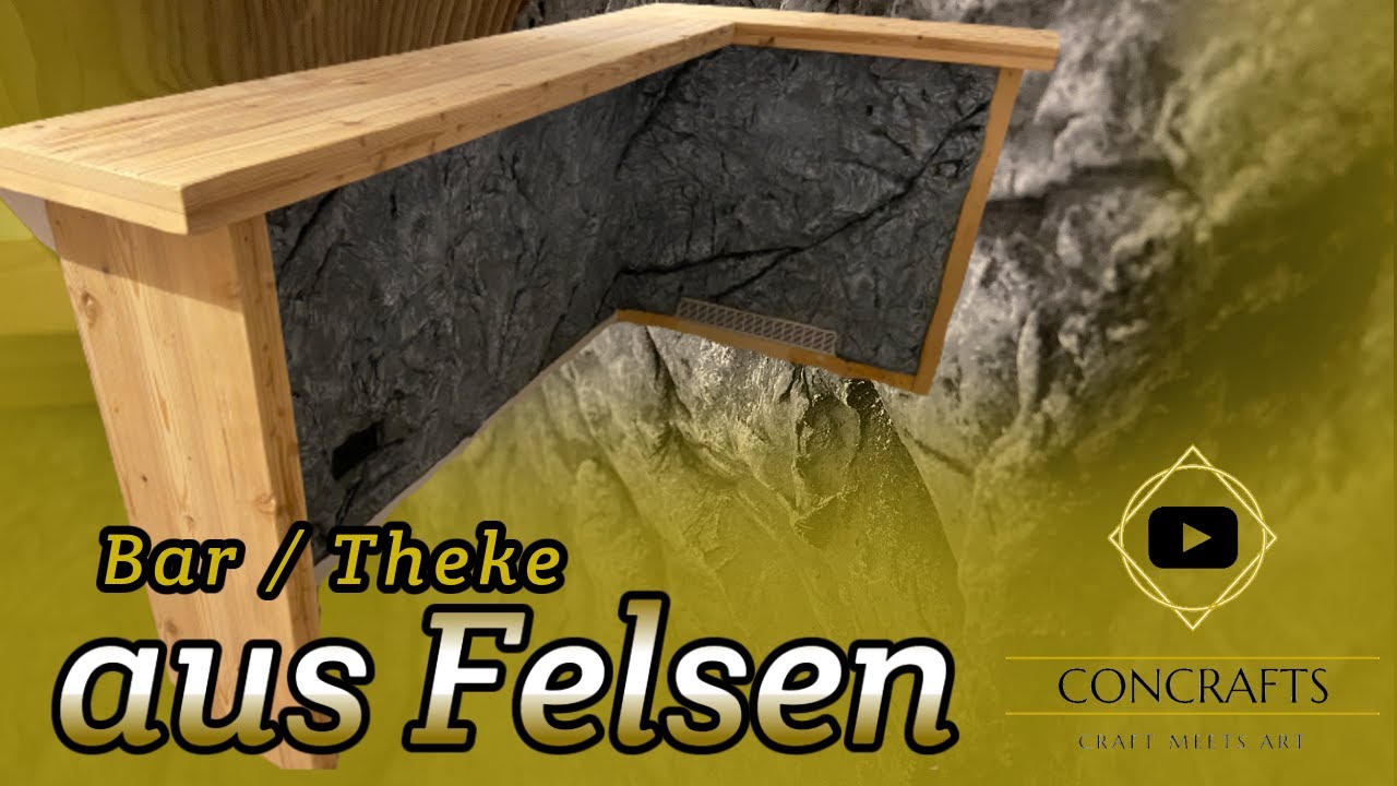 Bar bauen aus Felsen | Theke selber bauen [HowTo / DiY]