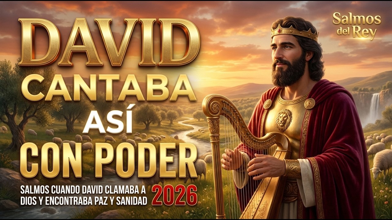 SALMOS 2026 | CUANDO DAVID CLAMABA A DIOS Y ENCONTRABA PAZ Y SANIDAD #salmos #músicahebrea