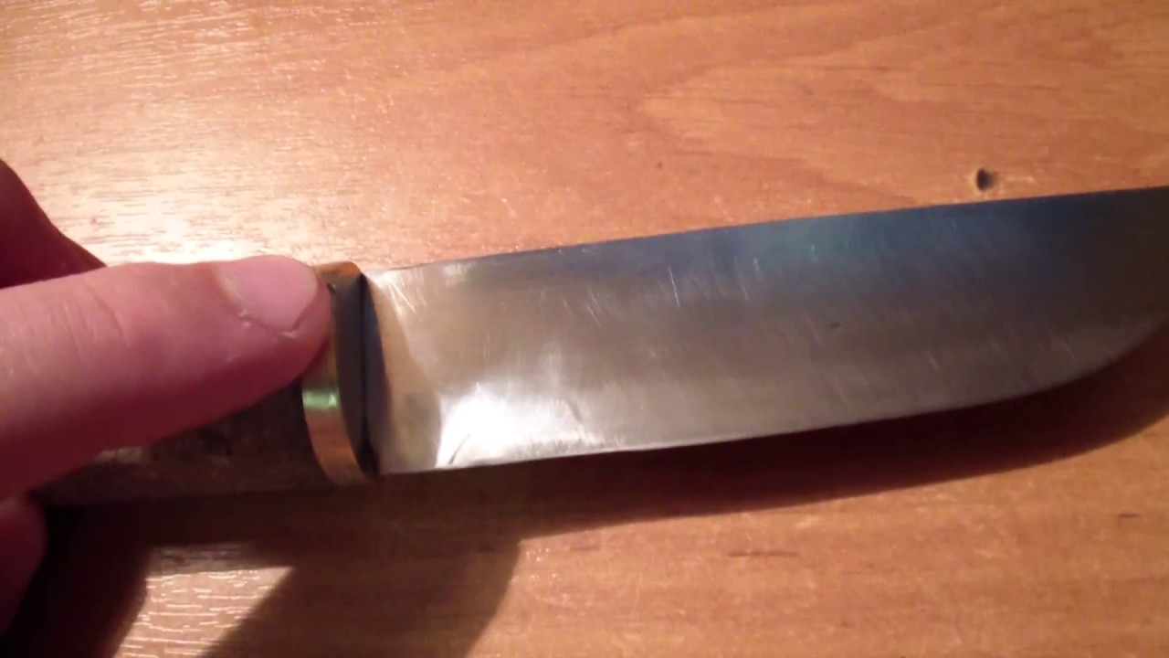Нож из лезвия от рубанка