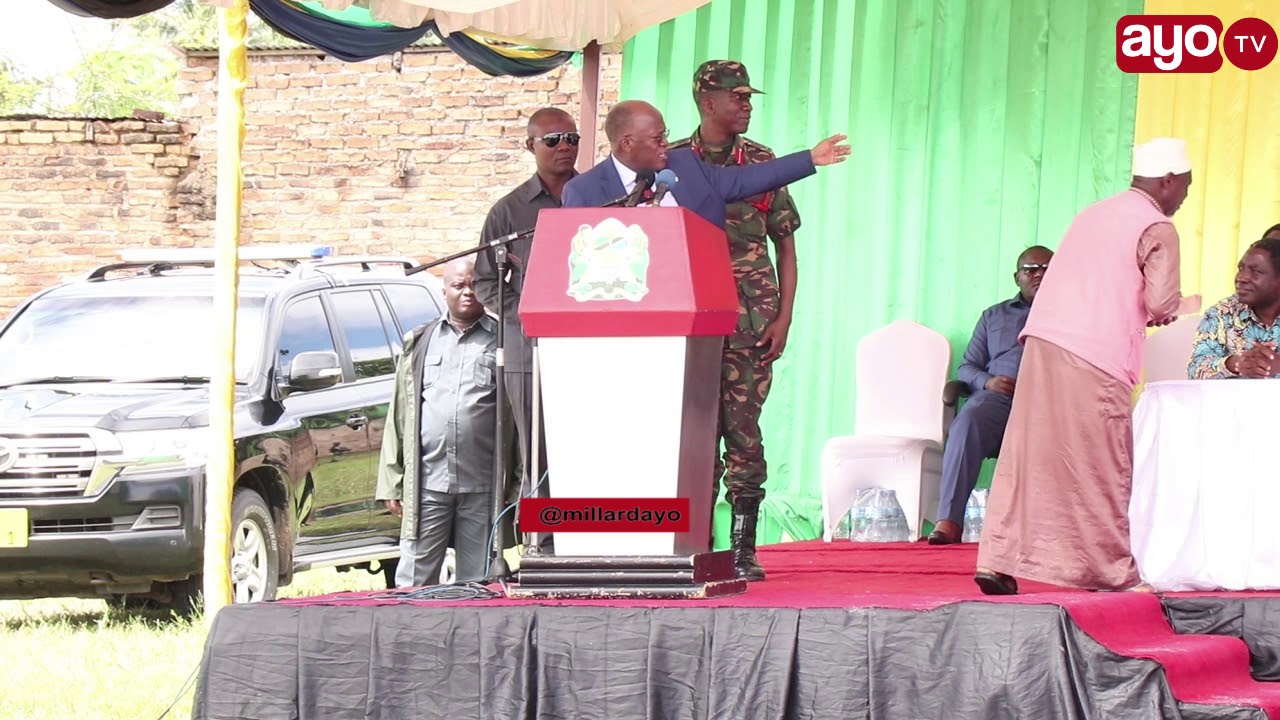 HARAMBEE YA FASTA FASTA ALIYOIFANYA JPM KWA VIONGOZI YA MSIKITI 