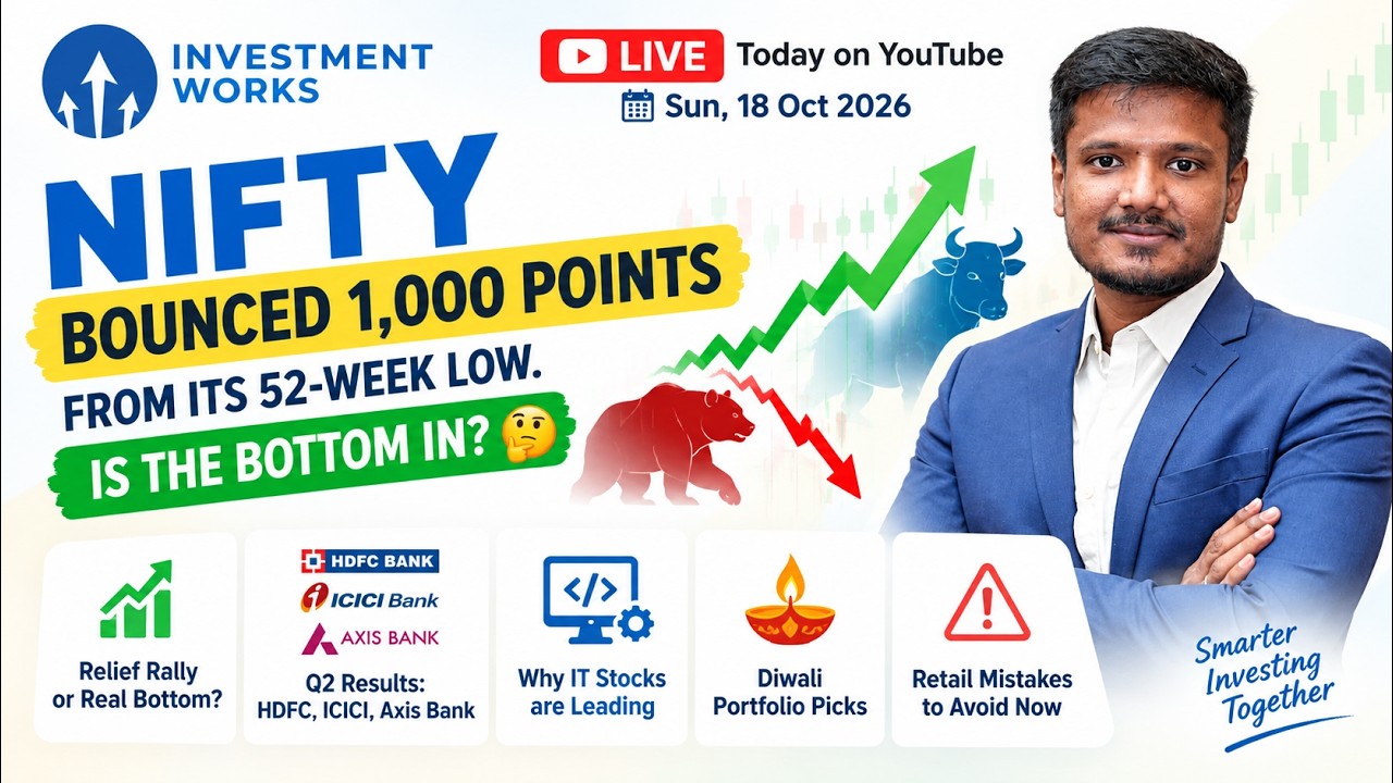 Nifty Rally or Trap? HDFC, ICICI, Axis Q2 Results + Diwali Stocks to Watch | LIVE