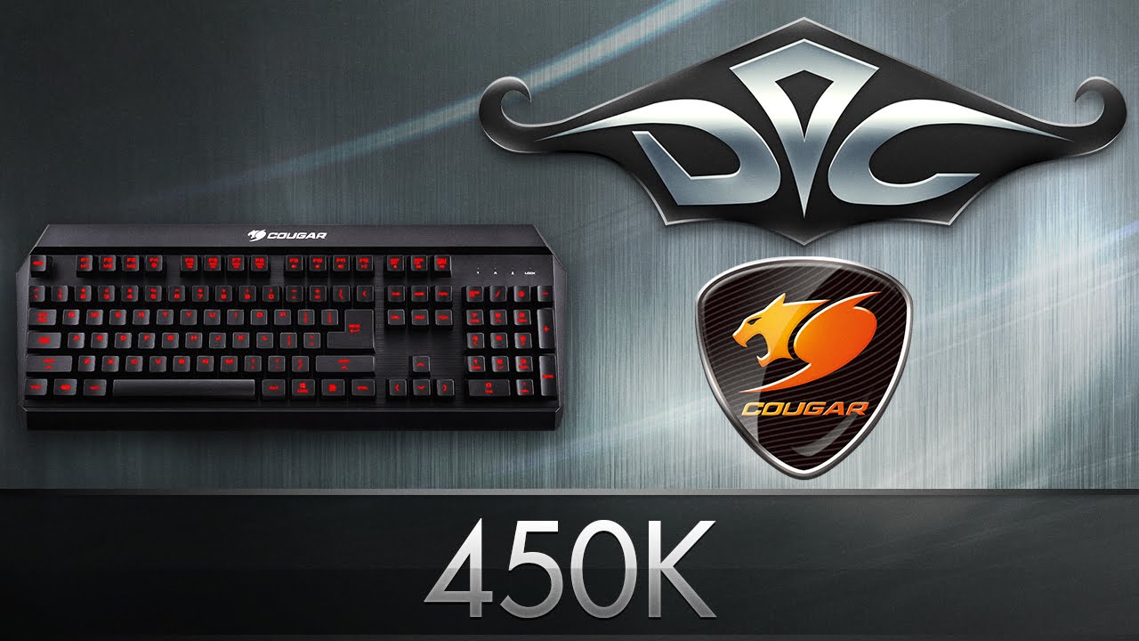 Cougar 450K. Плунжерная клавиатура с защитой от воды :)