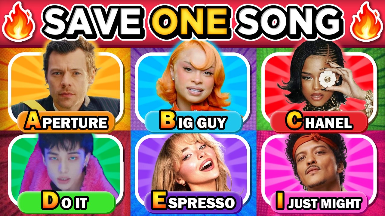 Save One Song 🎶 From A to Z ✨Pick Your Favorite Song! | Music Quiz 2026
