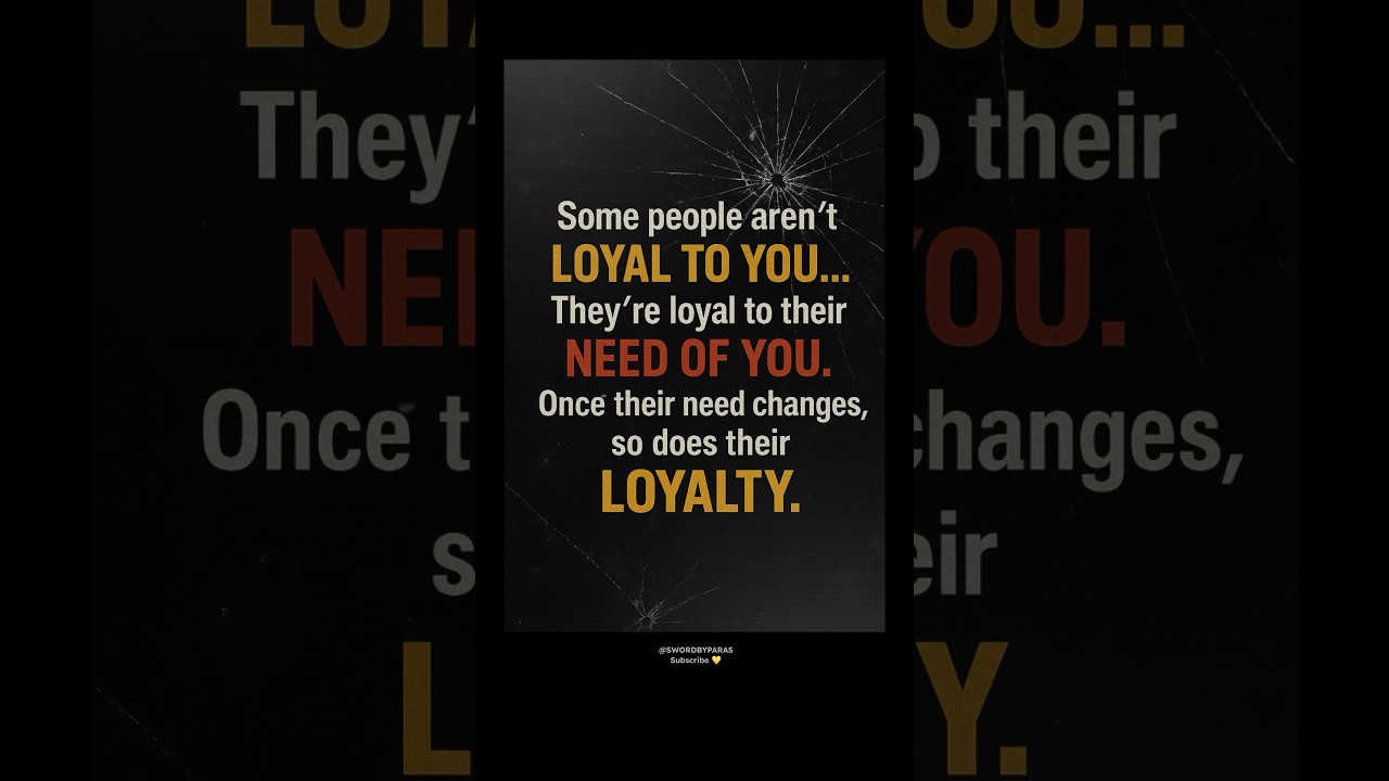 The Hard Truth About Loyalty 💔&hellip;#quotes #philosophy #wisdom