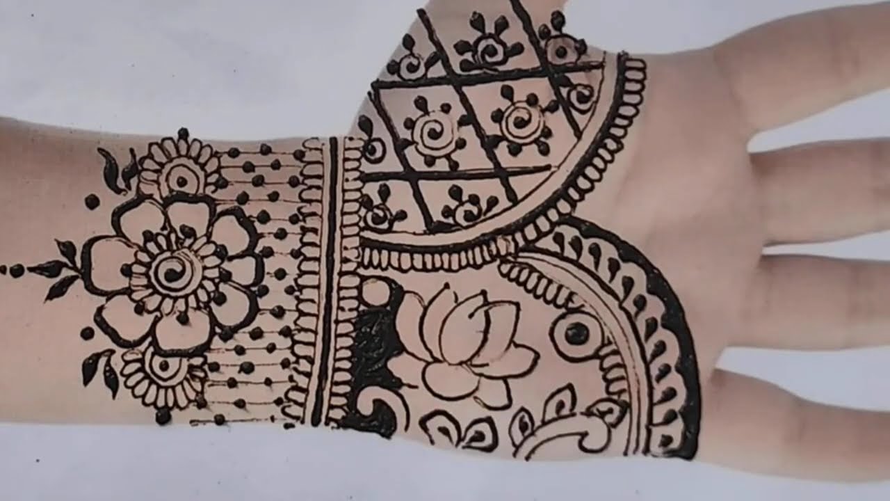 Easy and simple mehndi design | Dulhan Mehndi Design | arabic  mehndi design | Latest mehndi design