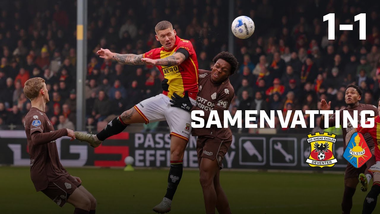 ⚽️ Puntendeling | Samenvatting Go Ahead Eagles - Telstar