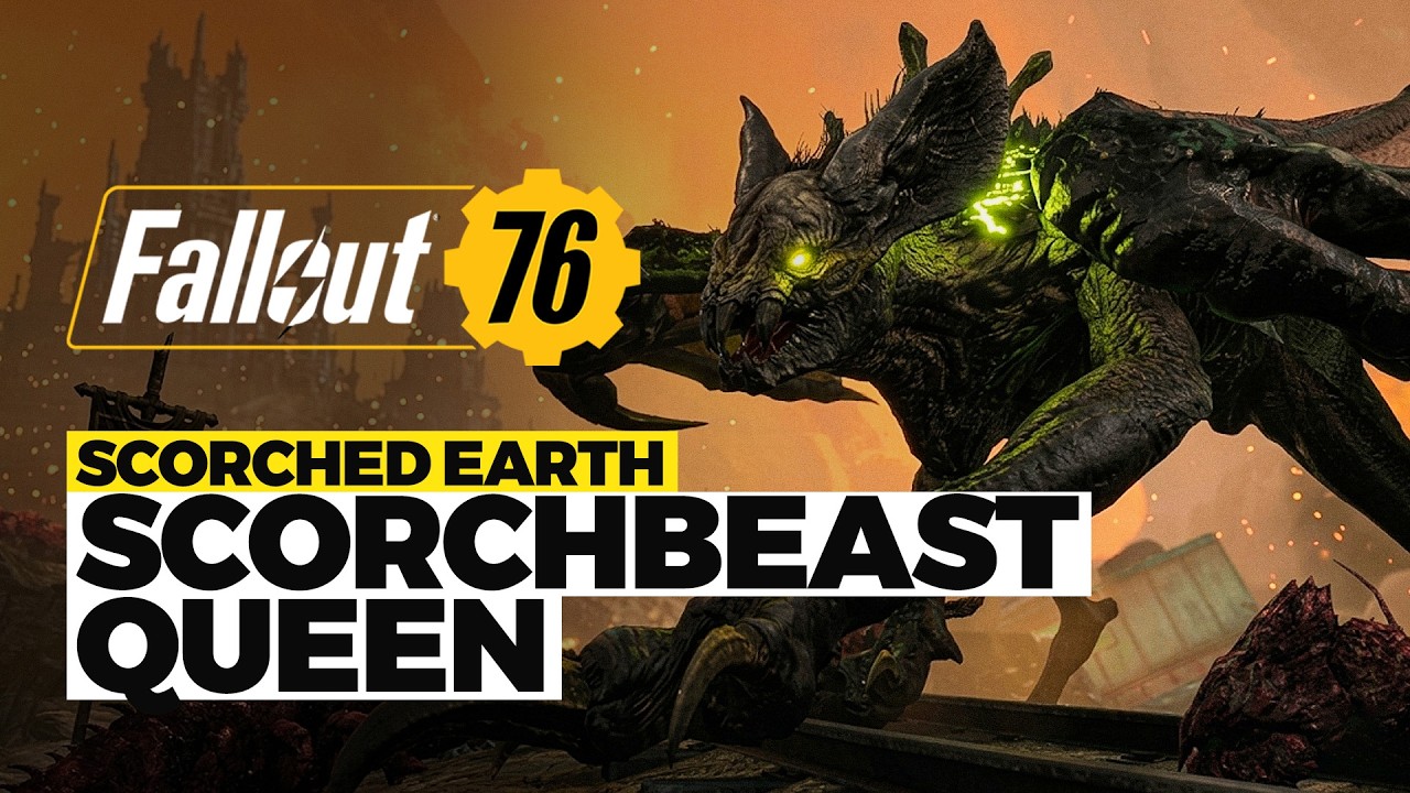 Fallout 76 - Scorchbeast Queen Fight | Event Scorched Earth