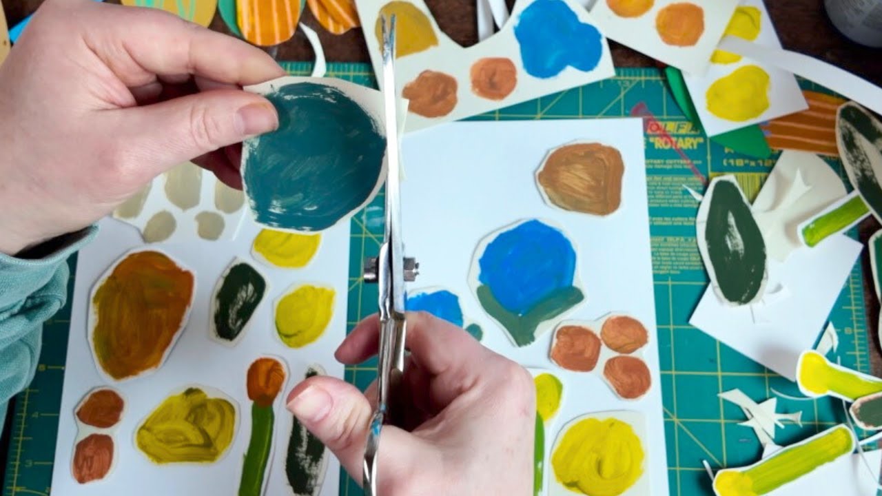 Quiet Collage Session | Cutting & Assembling (Real Time)