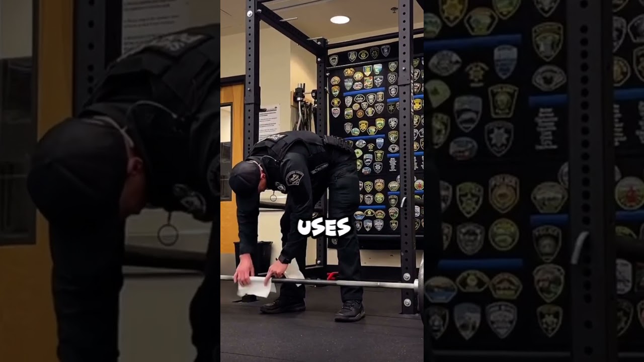 The Strongest Policeman In The Gym