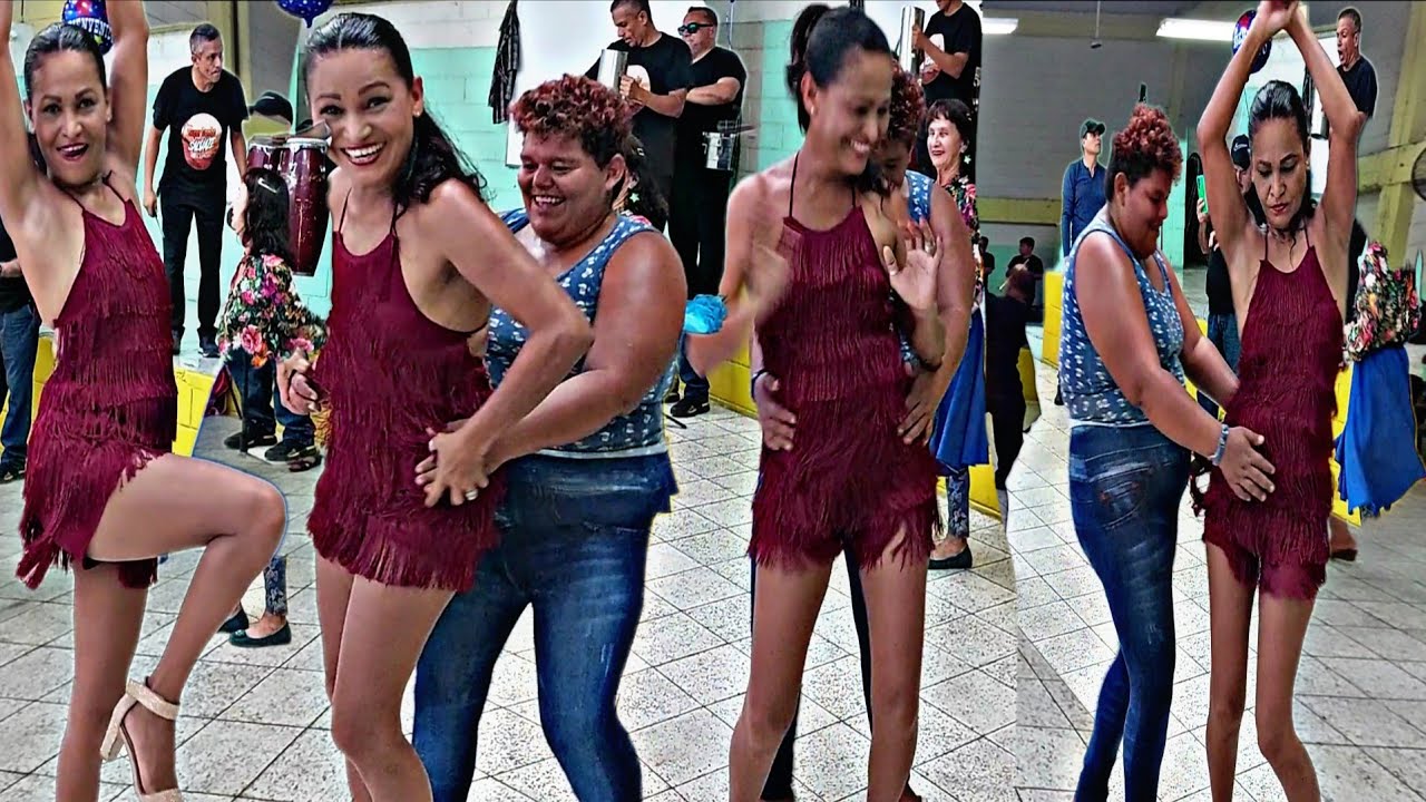 ELLA BAILANDO TRANQUILAMENTE Y LLEGA LA COLOCHA HACER DESCONGUE Y RELAJO