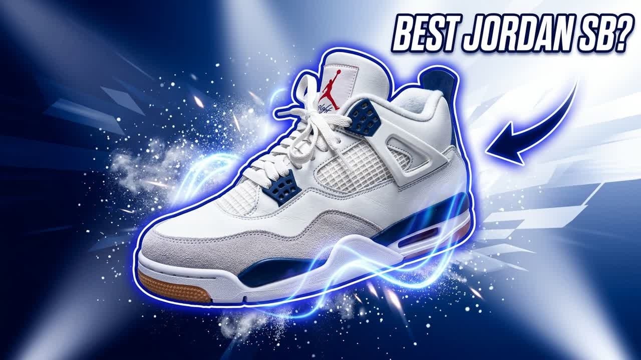 Распаковка и обзор кроссовок Nike Air Jordan 4 SB Navy | Подробный обзор и примерка |