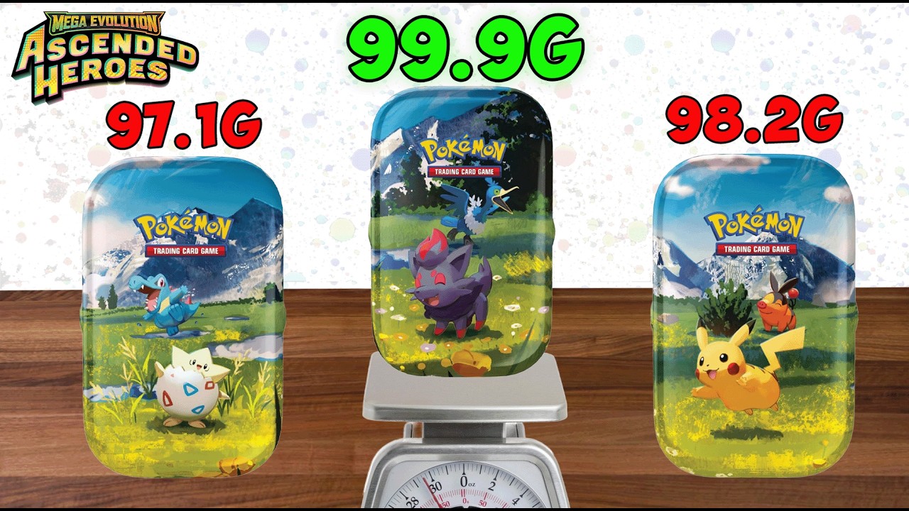 I Tested Weighing Ascended Heroes Packs To Find Hits (Pokemon Mythbusting)