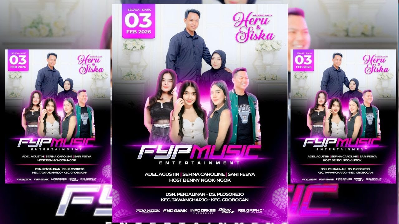 :: LIVE STREAMING FYP MUSIC || WEDDING SISKA & HERU || PENJALINAN || PAPO JAYA AUDIO