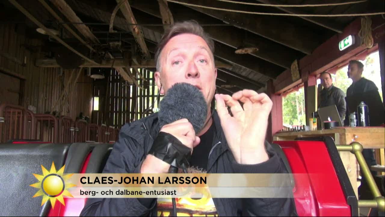 Test av Kolmårdens nya berg- och dalbana i trä: ”Helt fantastisk” - Nyhetsmorgon (TV4)