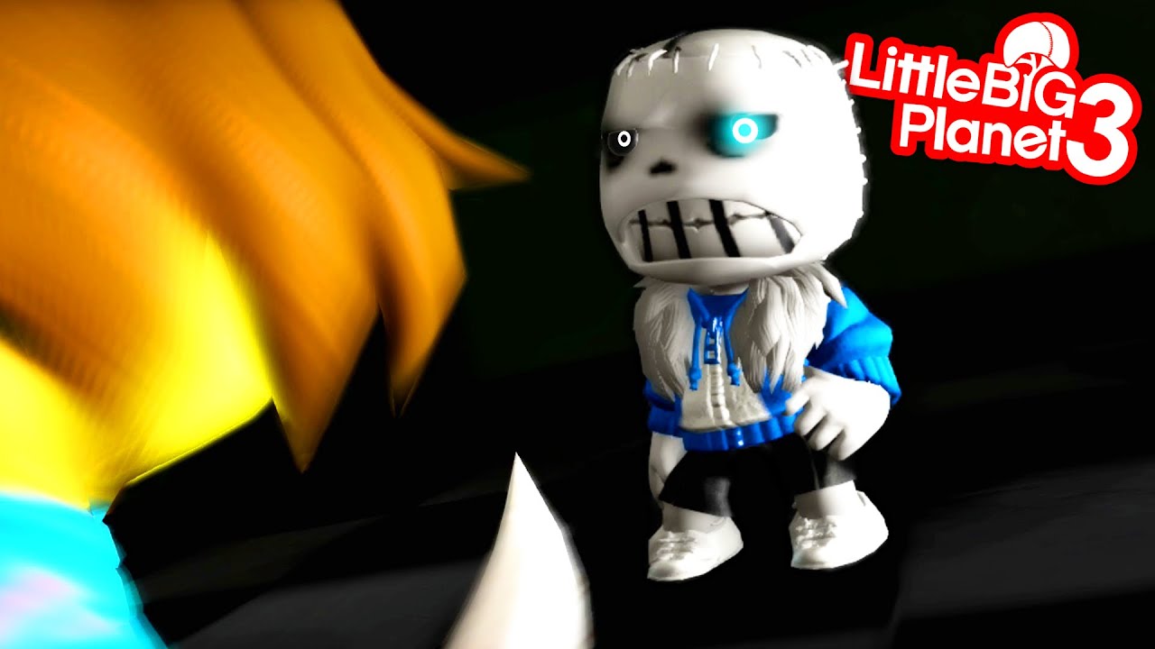 UNDERTALE Sans vs Chara - Judgement Hall - LittleBigPlanet 3 Animation | EpicLBPTime