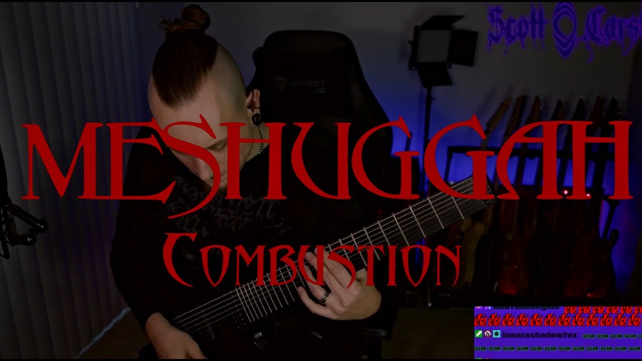 Meshuggah - Combustion -  Live Guitar Playthrough