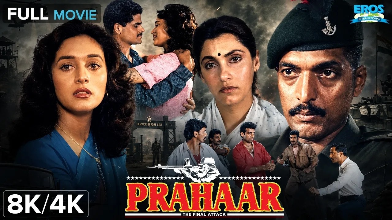 Prahaar | प्रहार | Superhit Action Drama | | 8K/4K | Full Hindi Movie🔥 | Nana Patekar, Madhuri Dixit