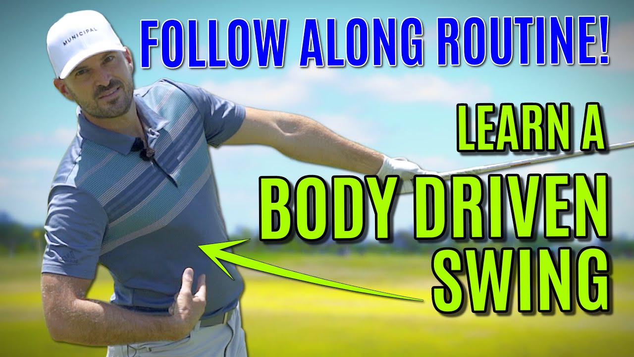 Learn A Body Driven Swing (FOLLOW ALONG!)