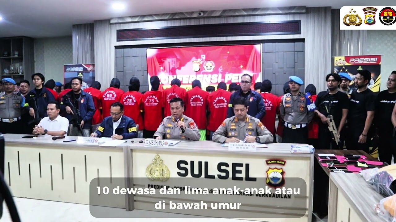 Penetapan Tersangka Pembakaran Kantor DPRD Sulsel dan Kota Makassar