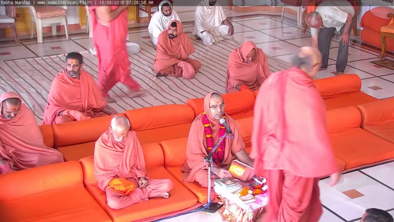 Vachanamrut Amdavad 1 (Daily Morning Katha) 15/9/2018